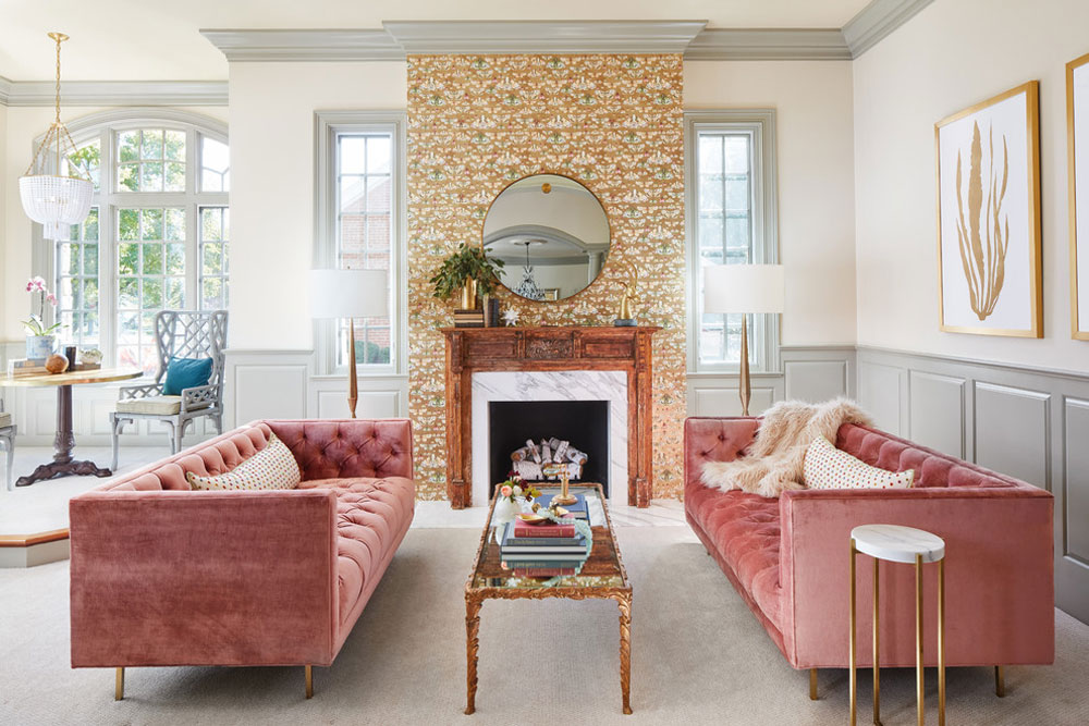 Rustique-Moderne-Chambre Familiale-par-Peppeard-Design La couleur lavande et les couleurs qui vont avec la lavande