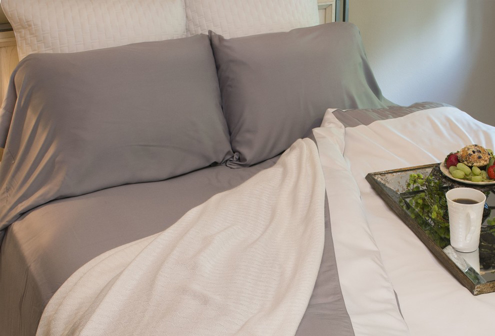 BedVoyage-Rayon-from-Bamboo-Deep-Pocket-Sheet-Set-in-Platinum-by-BedVoyage- Bamboo sheets: what they are and the best ones out there