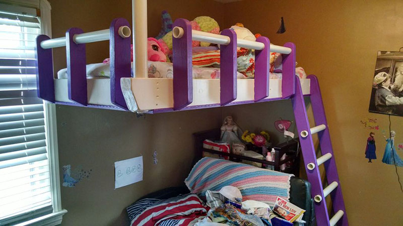 Floating-loft-bed Free DIY Bunk Bed Plans To Build Your Own Bunk Bed