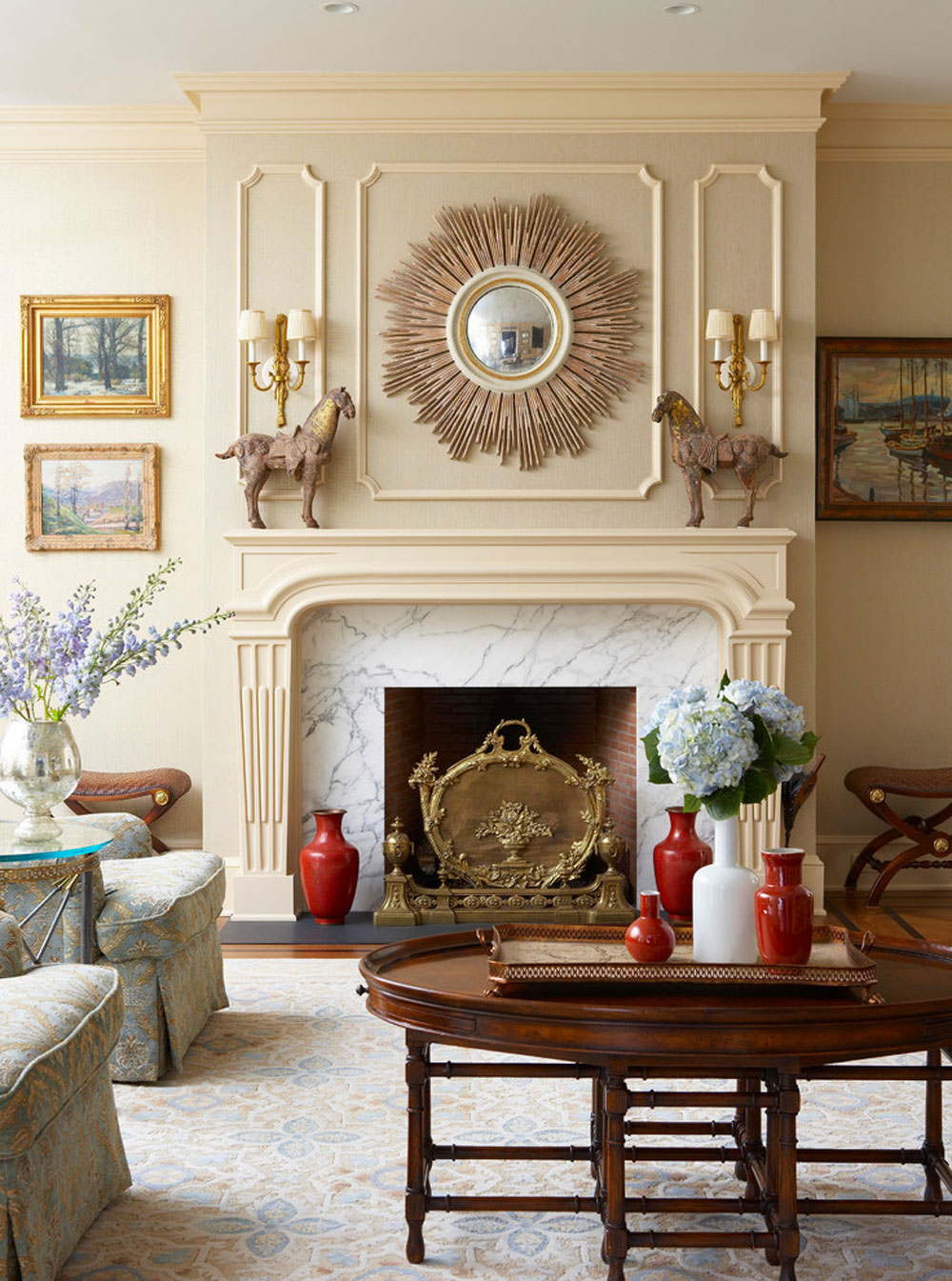 French-Country-Estate-by-Douglas-VanderHorn-Architects French country living room ideas to try in your lovely home