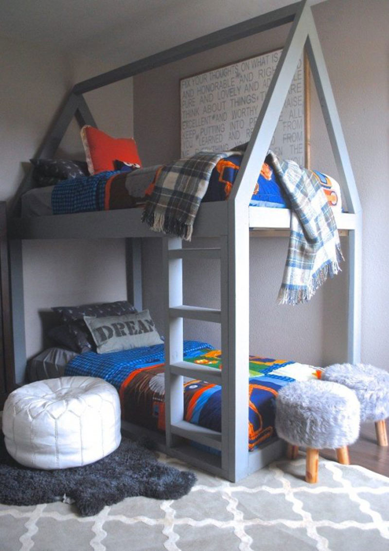 Free Diy Bunk Bed Plans To Build Your, Diy Rope Ladder For Bunk Bed