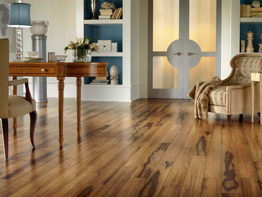Rustic-home-office-floor Weighing Up the Different Types of Flooring and Deciding Which is Best For You