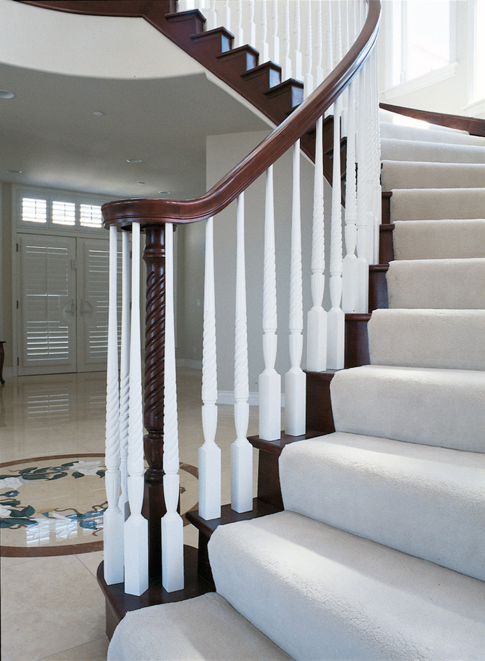Staircase-by-LAJ-Wood-Products-Inc The carpet for stairs and how to pick the best one out there