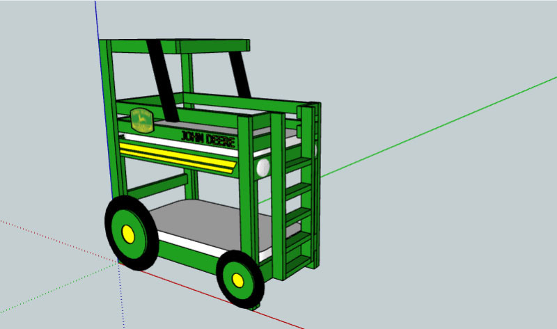 Free Diy Bunk Bed Plans To Build Your, How To Make A Tractor Bunk Bed