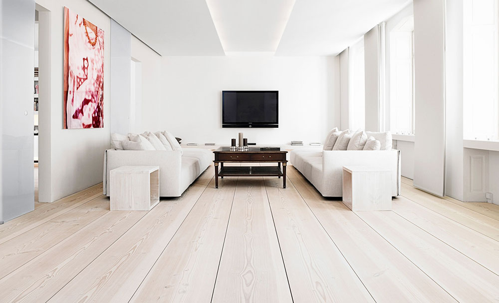 white-wooden-flooring 9 Major Considerations Before Opting For Wooden Floors