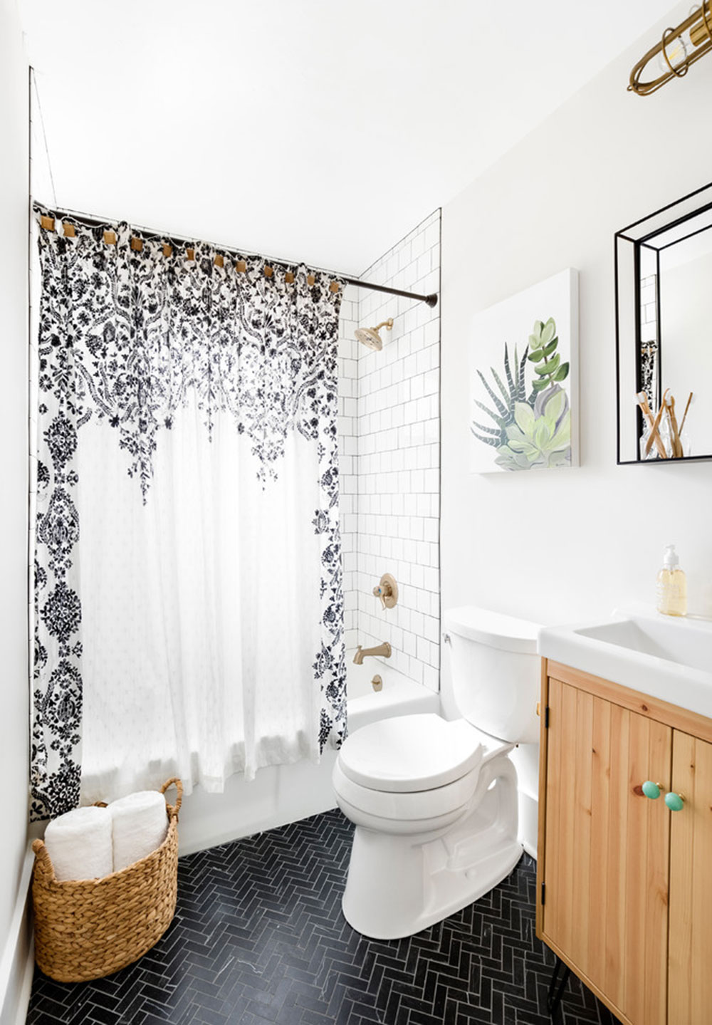 Bulaful-Home-Guest-Bathroom-by-Delphinium-Design The bathroom remodeling cost and how much you’ll need to spend