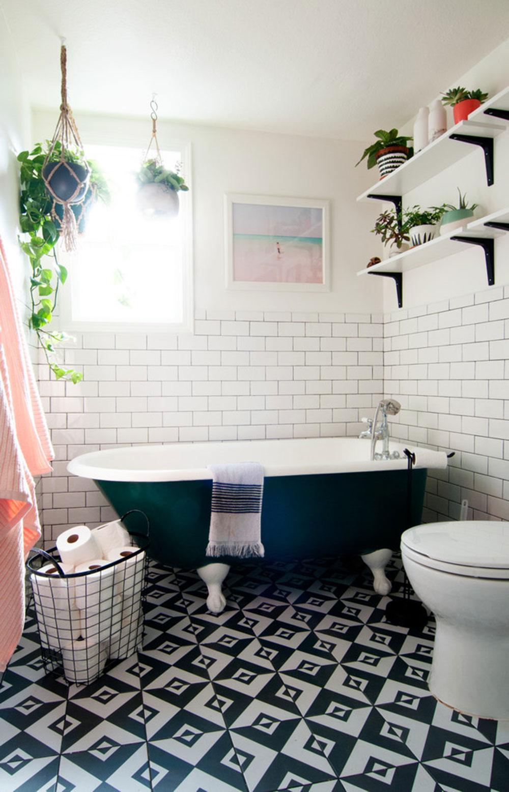 My-Houzz-Eclectic-Bohemian-Style-in-a-1976-Fixer-Upper-by-Alexandra-Crafton The definitive guide on how to decorate a bathroom
