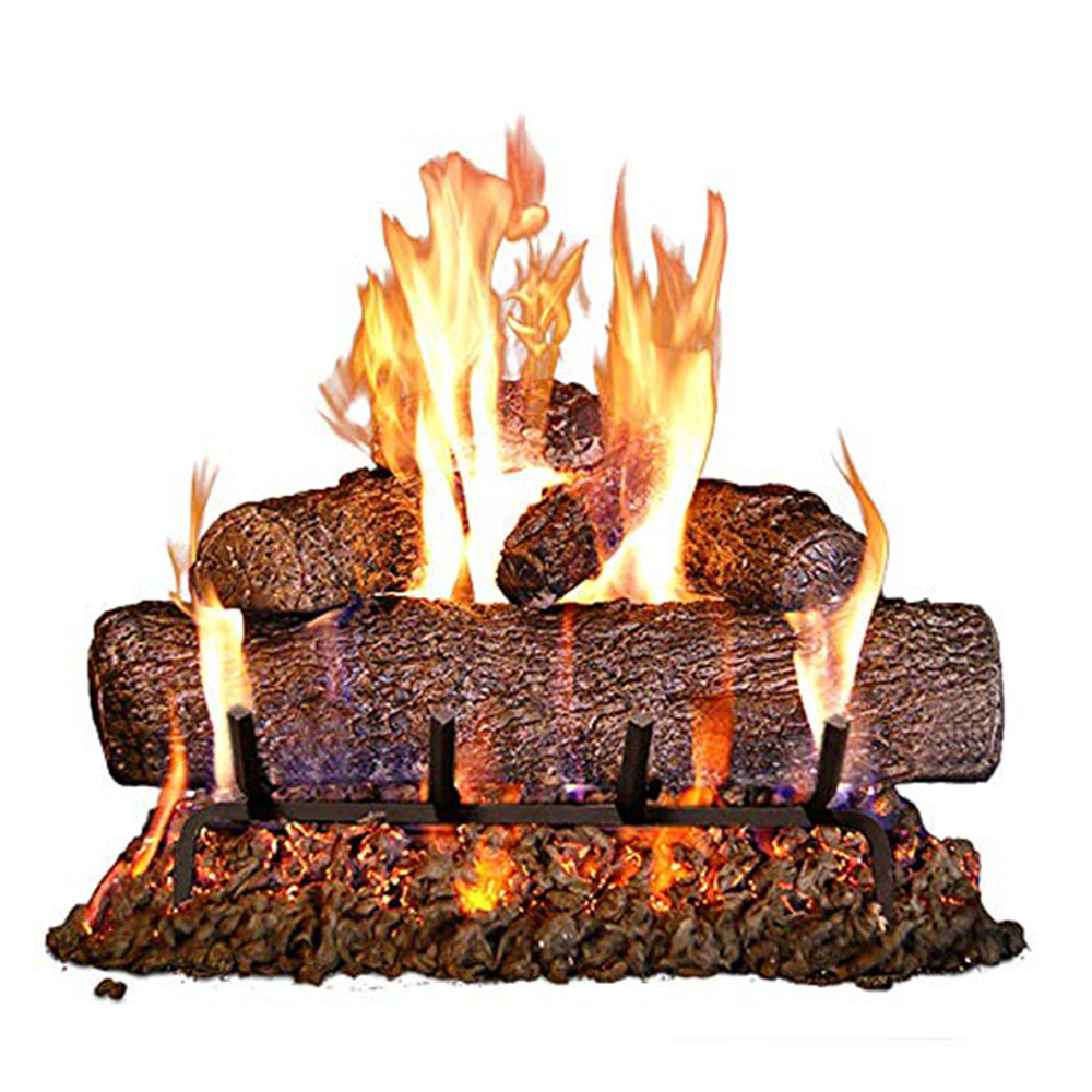 Peterson-Real-Fyre-18-inch-Live-Oak-Log-Set Ventless gas fireplace options you should check out