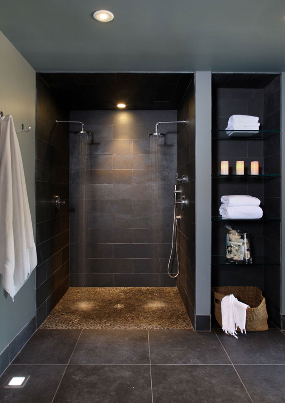 Bathroom-basement-by-NF-interiors Small bathroom remodel tips to do it properly