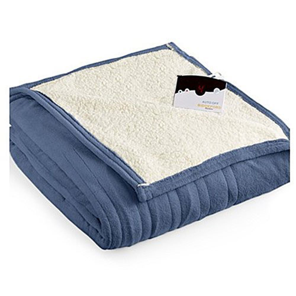 Biddeford-MicroPlush-Sherpa-Electric-Heated-Blanket-Twin-Denim Stop looking for the best heated blanket: Your search ends in this article