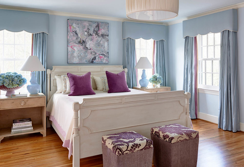 Carter-by-Gray-Walker-Interiors What colors go with blue? Blue paint ideas for your interiors