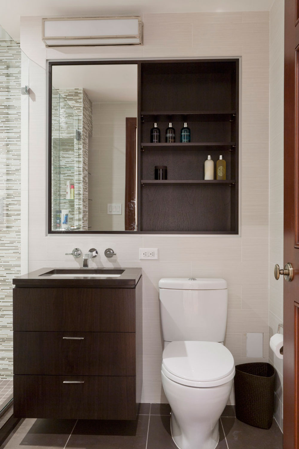 Central-Park-West-Renovation-by-Lauren-Rubin-Architecture Small bathroom storage ideas you shouldn’t neglect