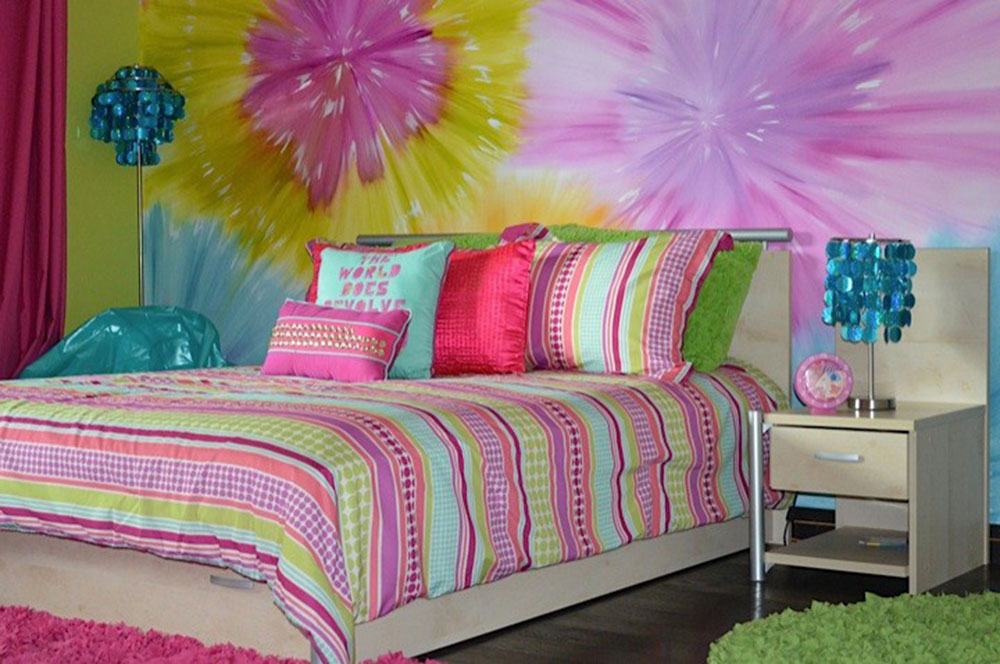 Garden-Hills-Tye-Dye-by-Droz-Design Teenage Girl Bedroom Ideas Your Daughter Will Love