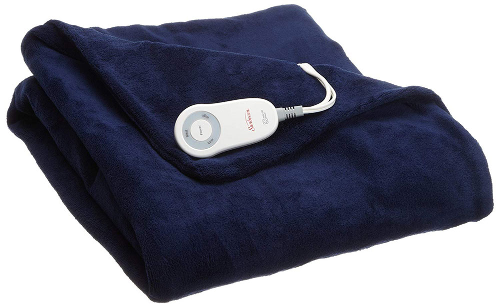 Sunbeam-Microplush-Heated-Throw Stop looking for the best heated blanket: Your search ends in this article