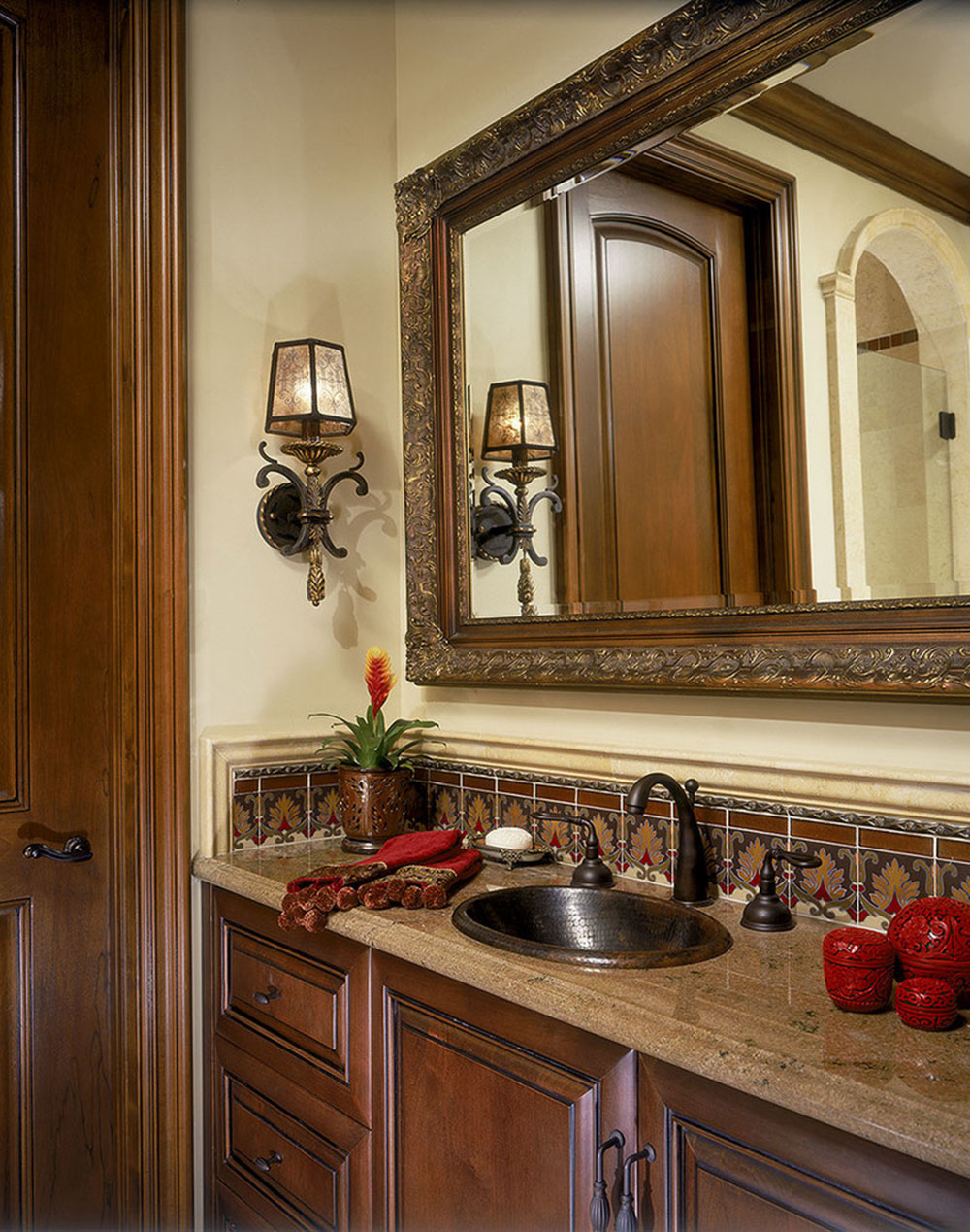 Tuscany-Style-Bedroom-Suite-Bath-by-Wesley-Design-Inc Small bathroom remodel tips to do it properly