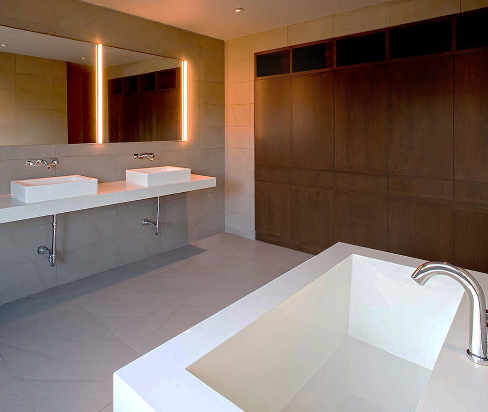 Westlake-Residence-Bathroom-by-Specht-Architects Bathroom Lighting Ideas You Should Consider