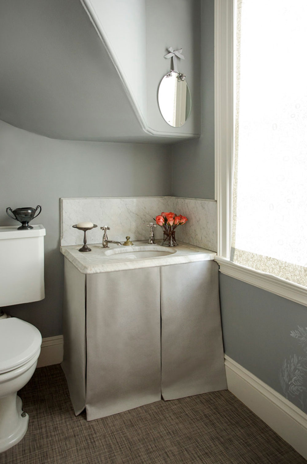 Endicott-Mansion-by-Yvonne-Blacker-Interiors Bathroom under stairs and tips and best practices for this space