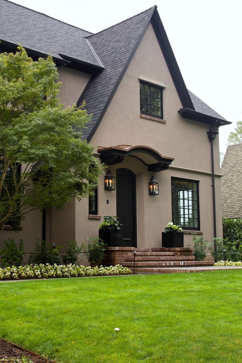 Tudor-Revival-Home-by-Cella-Architecture Try These Exterior House Colors That Will Look Amazing