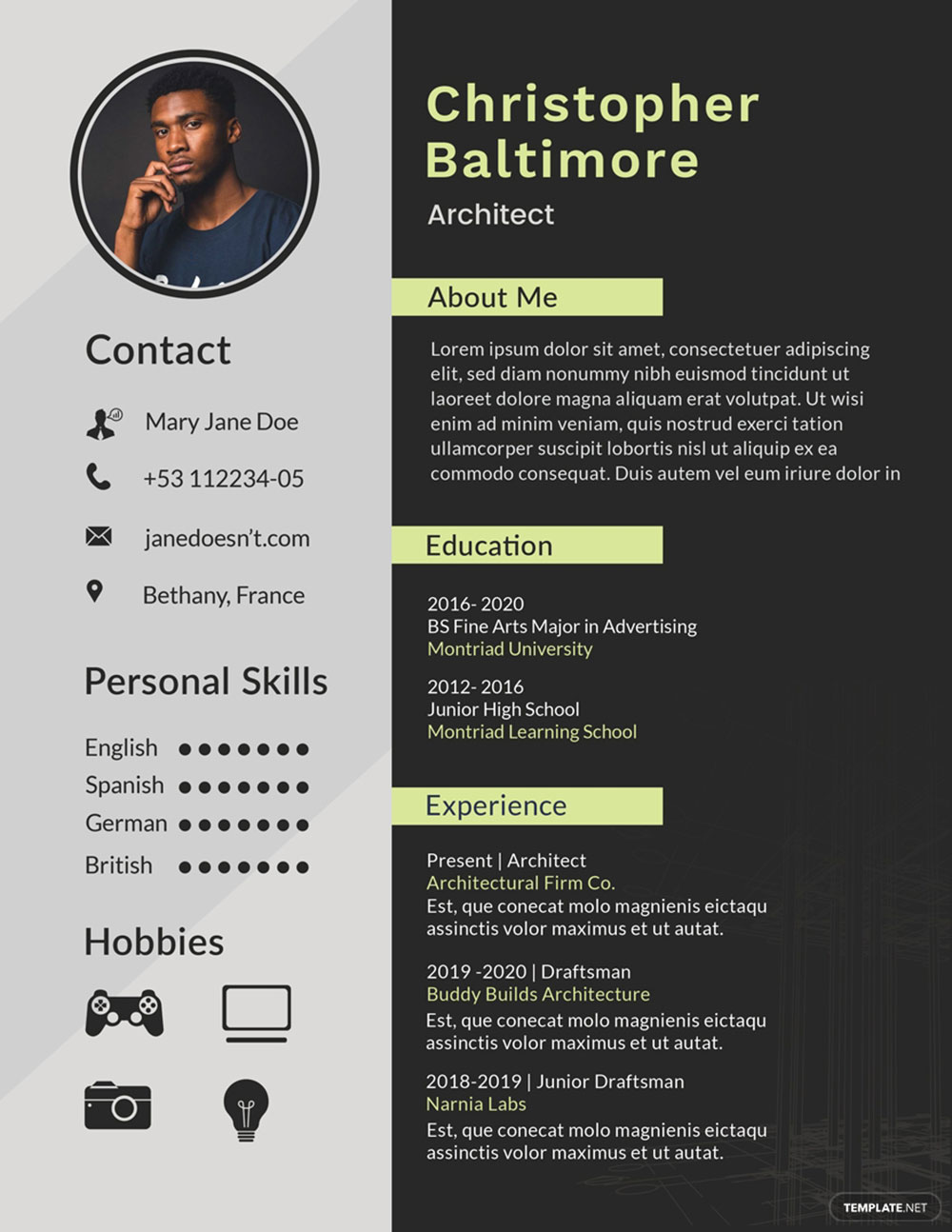 chris The architecture resume that gets you hired (Templates included)