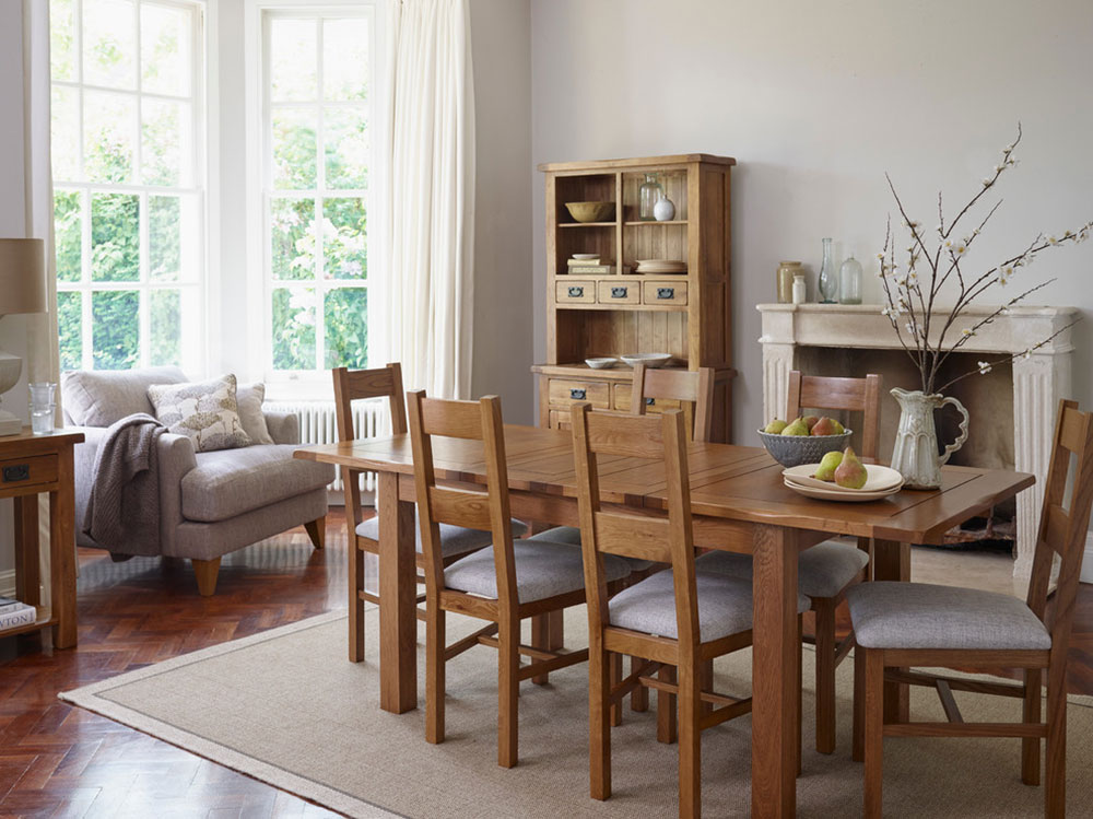 Original-Rustic-Dining-Room-by-Oak-Furnitureland How to pick the best studio apartment furniture for an efficient space