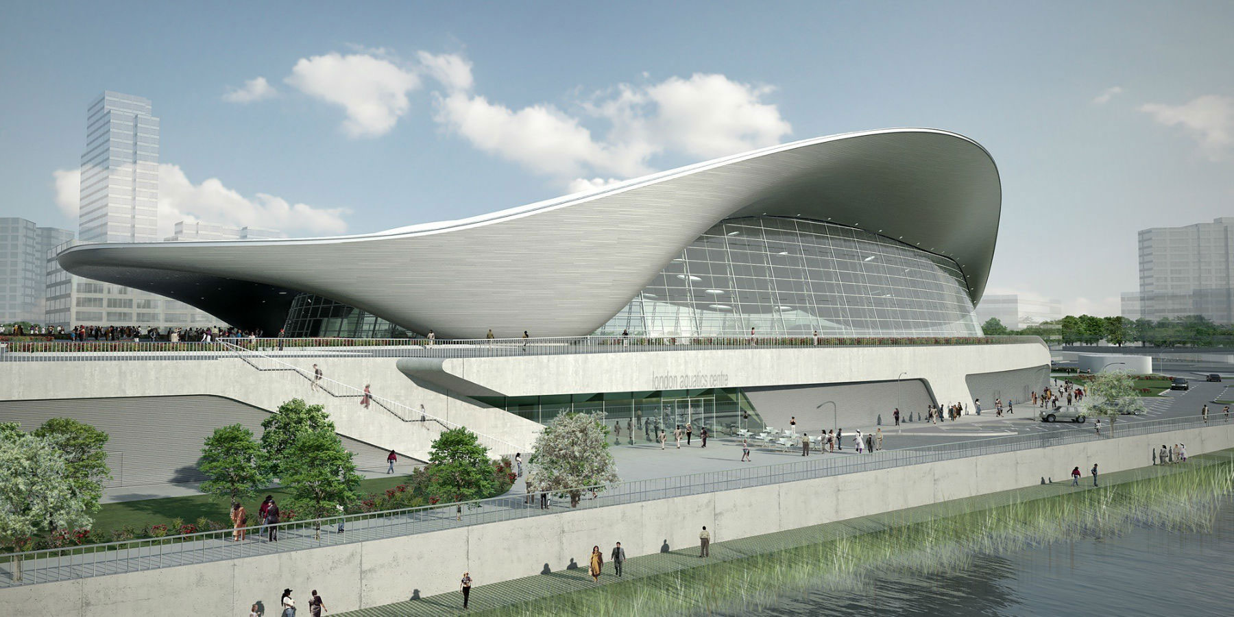Olympics-Aquatics-Center-London1 The Zaha Hadid buildings that are awe inspiring (A must see)