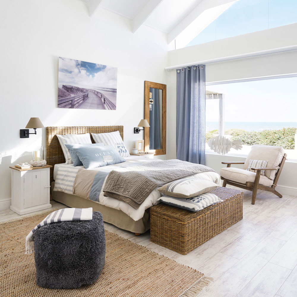 Seaside-Style-Coastal-Cool-by-Maisons-du-Monde-UK Coastal bedroom ideas you have to check out
