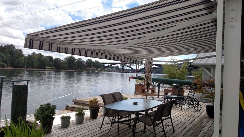 Waterside-patio-retractable-awning-by-Pike-Awning-Company Covered patio ideas you should check out as an inspiration