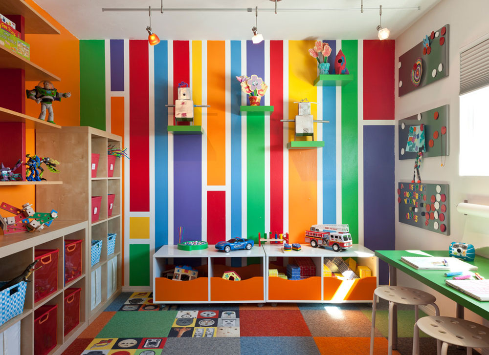 Colorful-Mid-Century-Modern-Residence-by-Kropat-Interior-Design Toddler room ideas to make the best room possible for your child