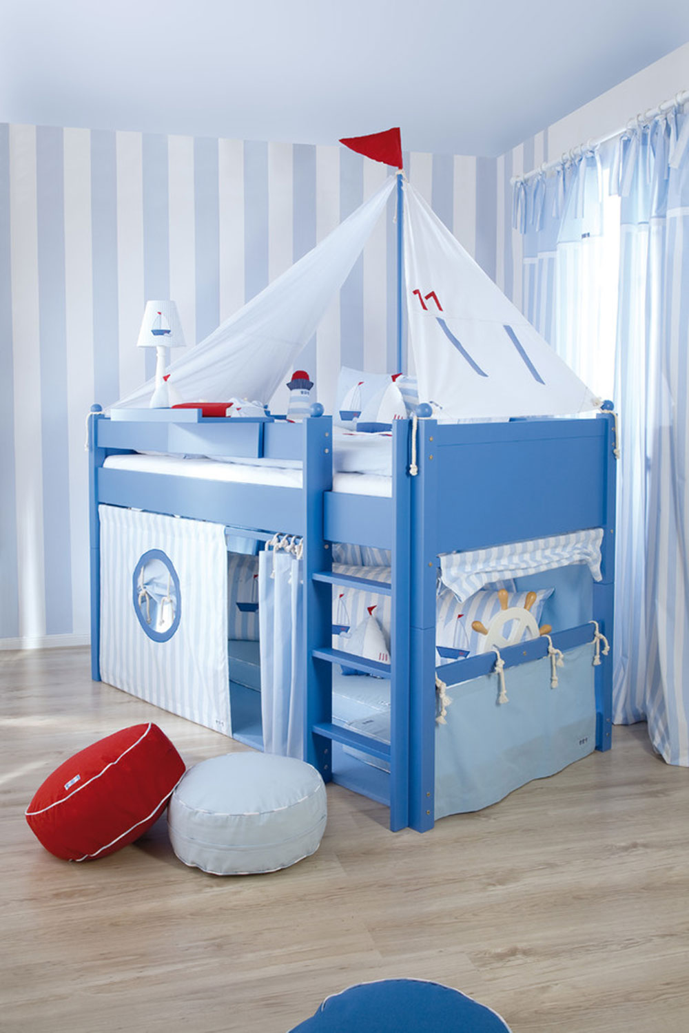 Sailboat-themed-kids-room-by-The-Baby-Cot-Shop Toddler room ideas to make the best room possible for your child