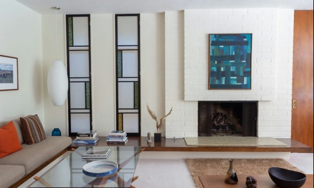 pix1-1000x600 White brick fireplace ideas to use in your living room décor