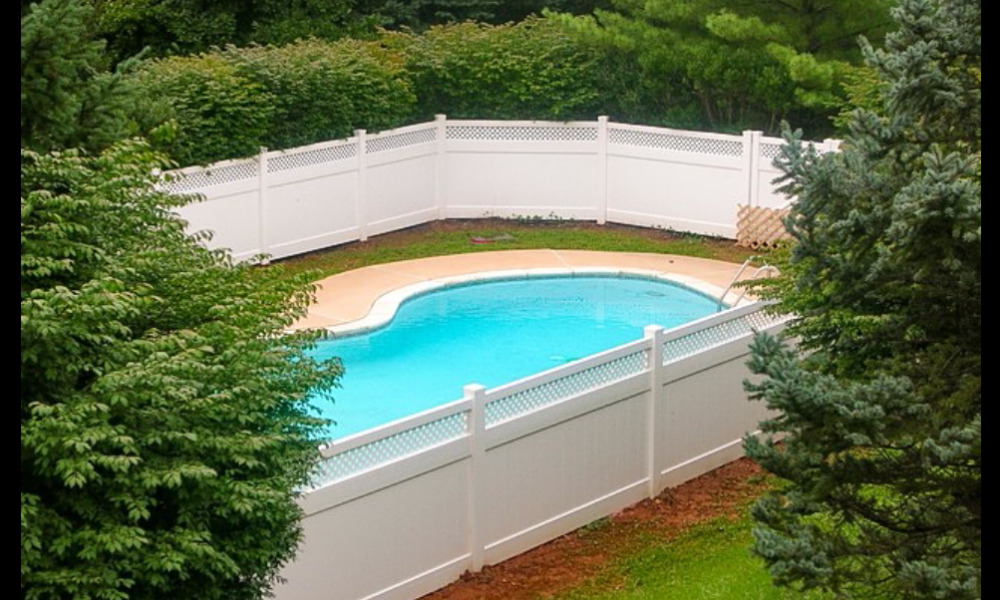 vinyl-1000x600 Pool fence ideas to make the swimming pool look amazing