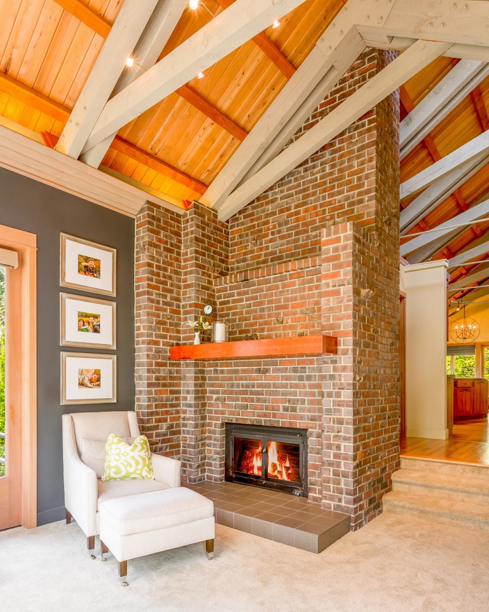 bf13-1 How to do a stunning brick fireplace makeover