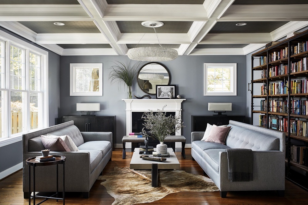 ceil4 Great coffered ceiling ideas you can try and the cost associated with them