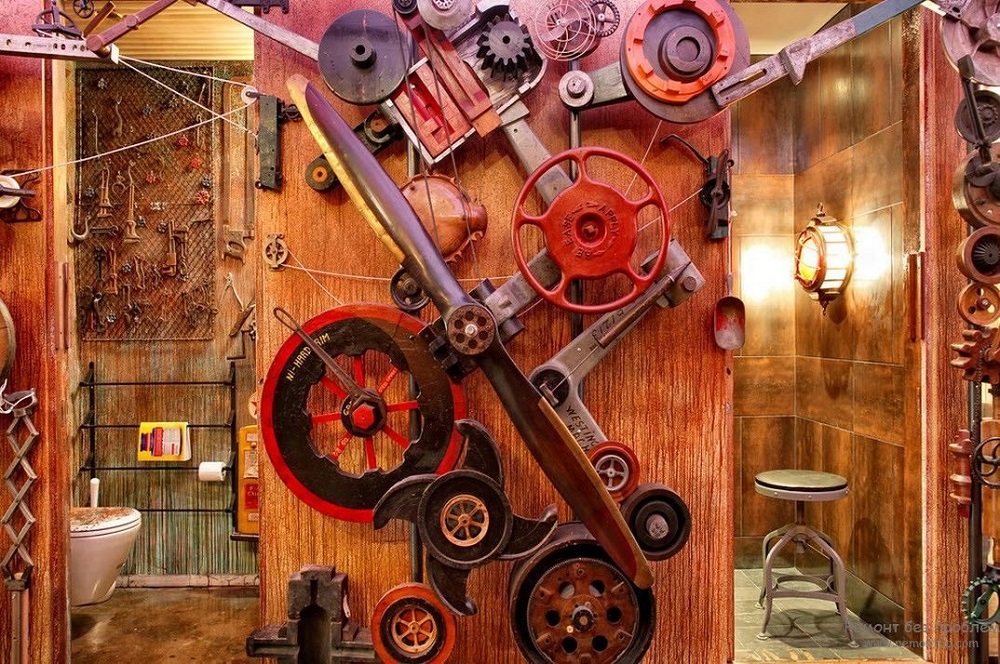 t1-93 The steampunk color palette and colors to use in your room décor