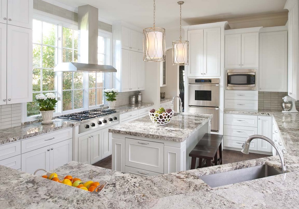 t3-124 White ice granite countertops, inspiration and tips for using them