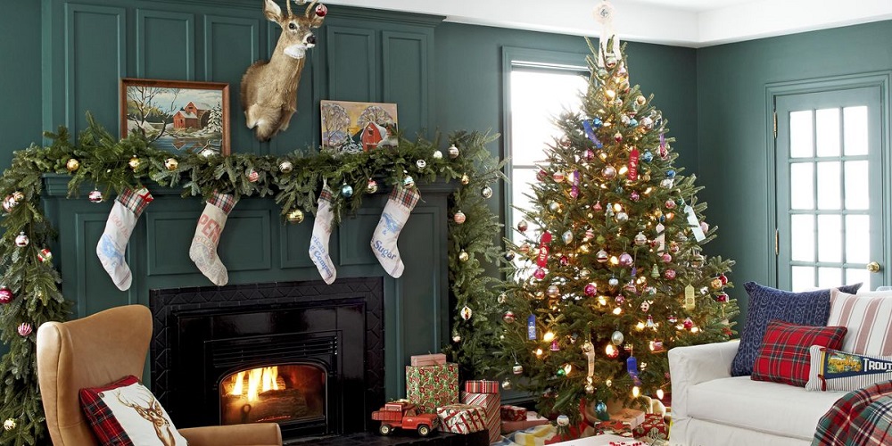 t3-134 Christmas living room decorations you must try in the holiday season