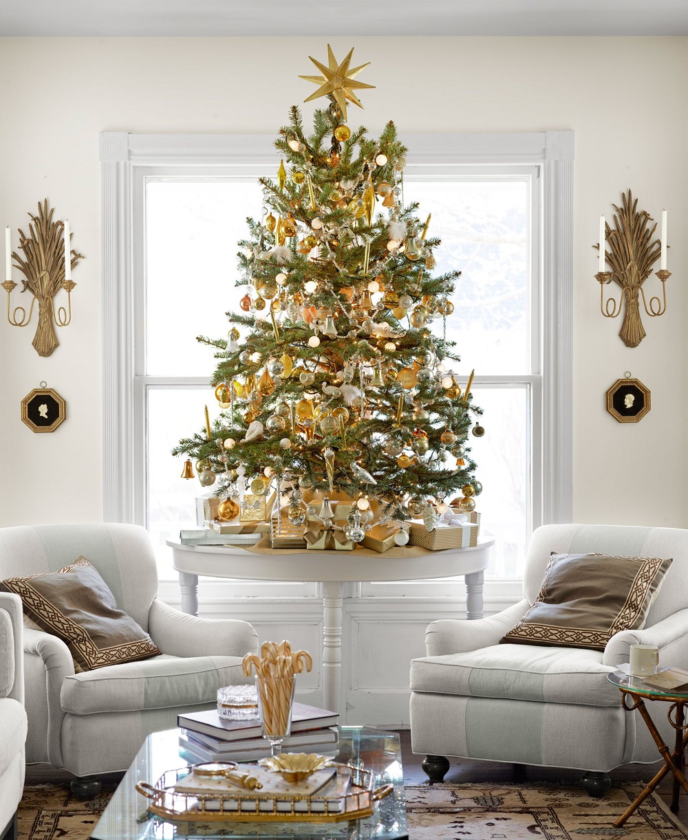 t3-142 Christmas living room decorations you must try in the holiday season