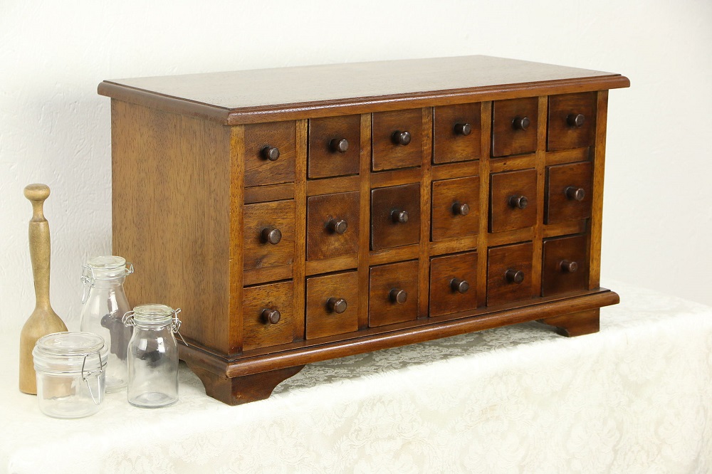 t3-61 How to use a vintage apothecary cabinet in your home décor