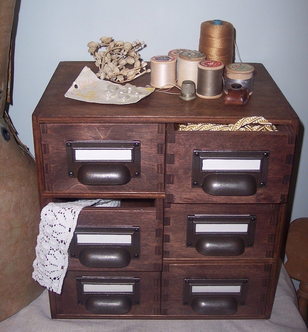 t3-68 How to use a vintage apothecary cabinet in your home décor