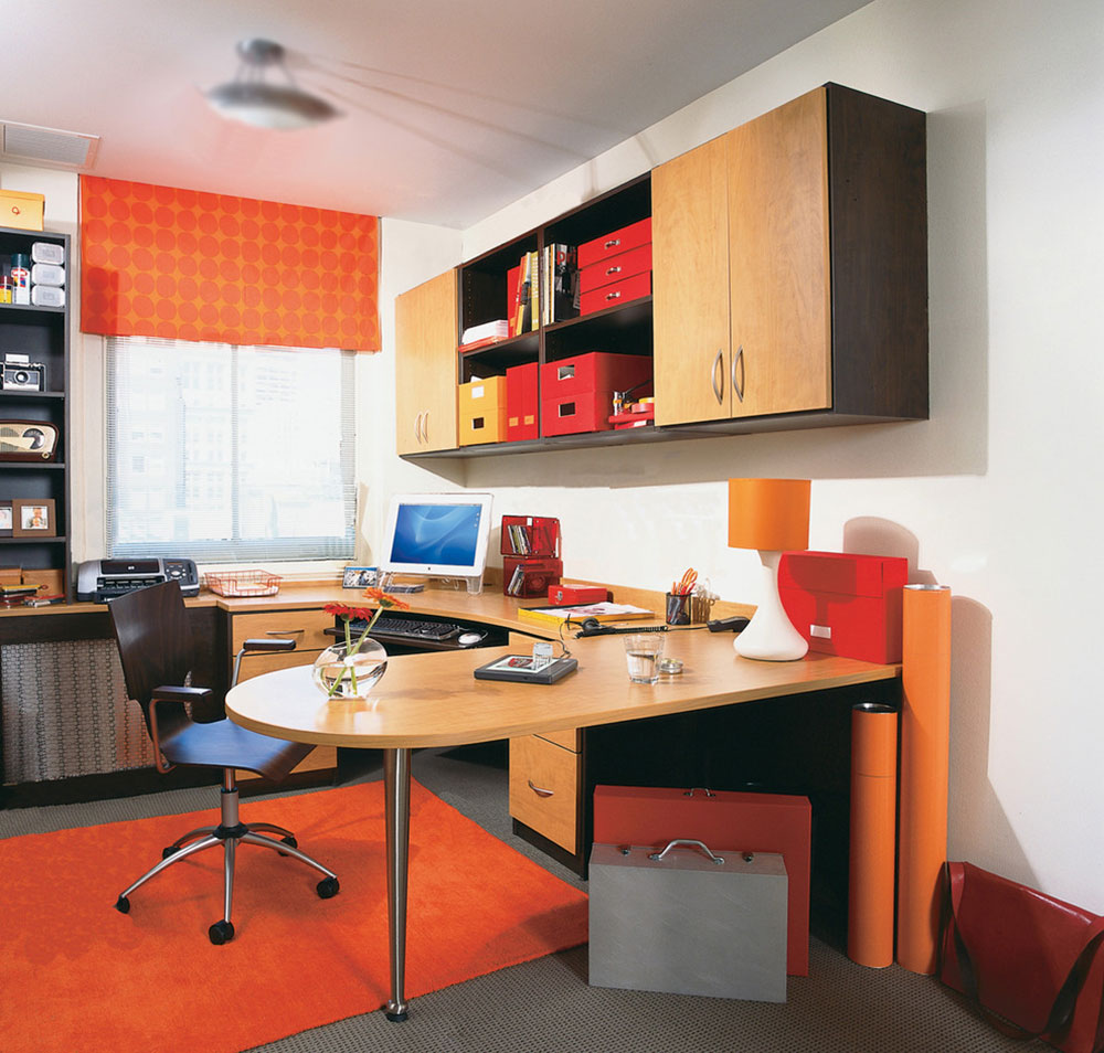 Two-Tone-Office-by-transFORM-Home The best ideas on how to organize a home office