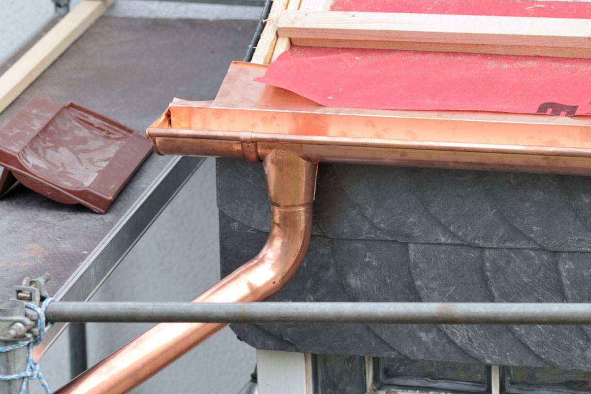 copper-gutter How Much Do Seamless Gutters Cost? What You Should Expect