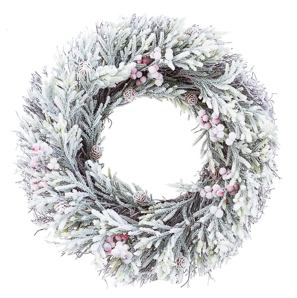 t3-78 Modern Christmas wreaths that you can decorate your home with