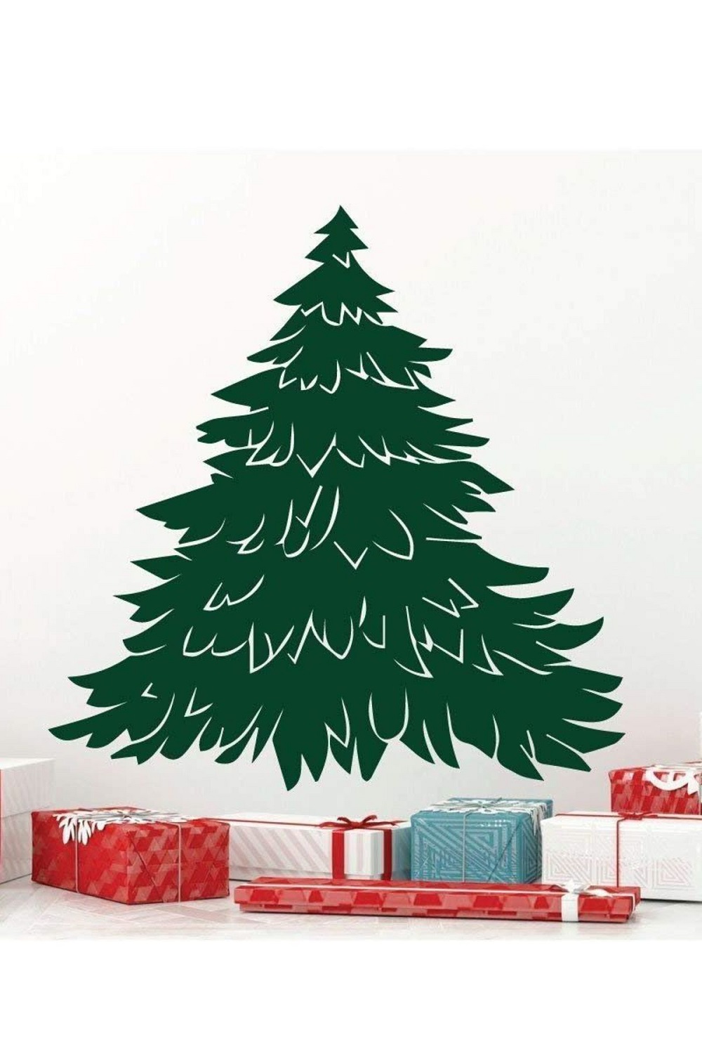 t4-2 Unconventional Christmas tree ideas you can use in your living room