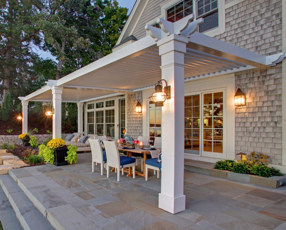 Attach A Patio Roof To An Existing House, How To Attach Patio Cover House