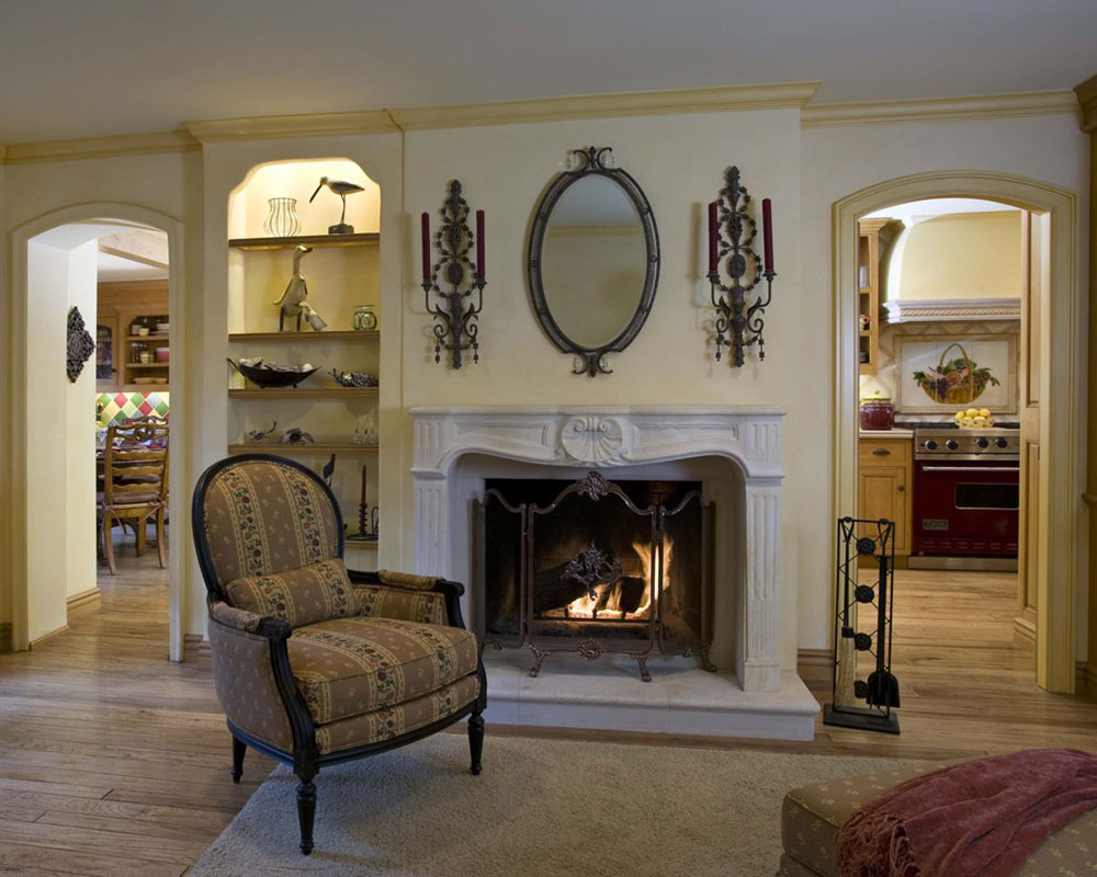 Country-French-Family-Room-by-Peg-Berens-Interior-Design-LLC How to reface a fireplace to look amazing