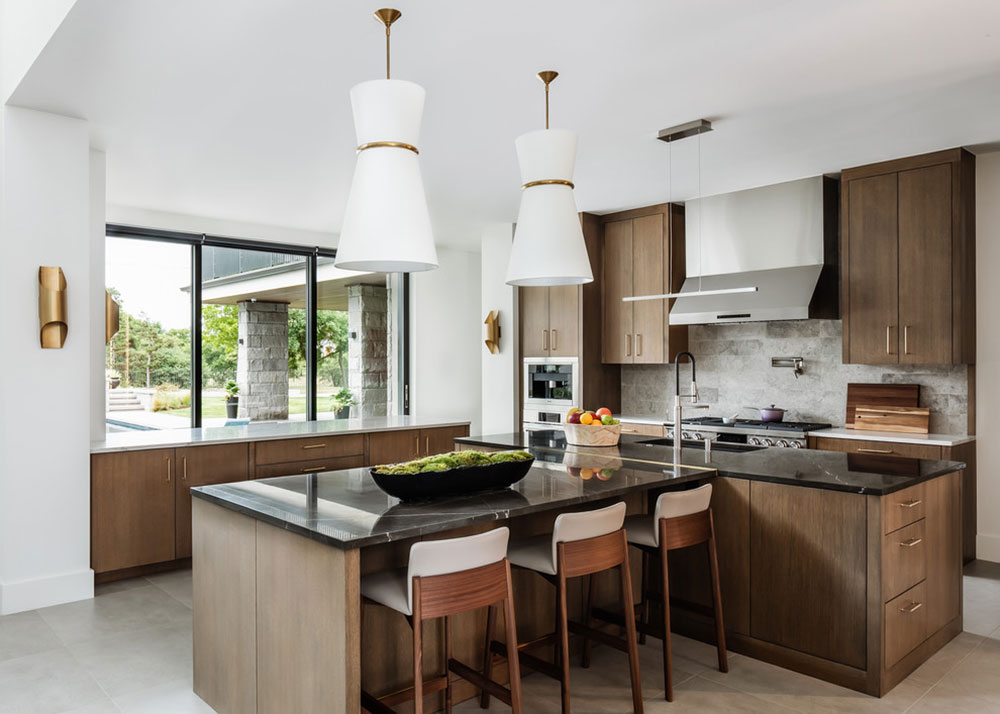 Hayes-Home-2019-by-Cornerstone-Homes-by-Chris-Moock-LLC Decorating ideas for a kitchen with breakfast bar