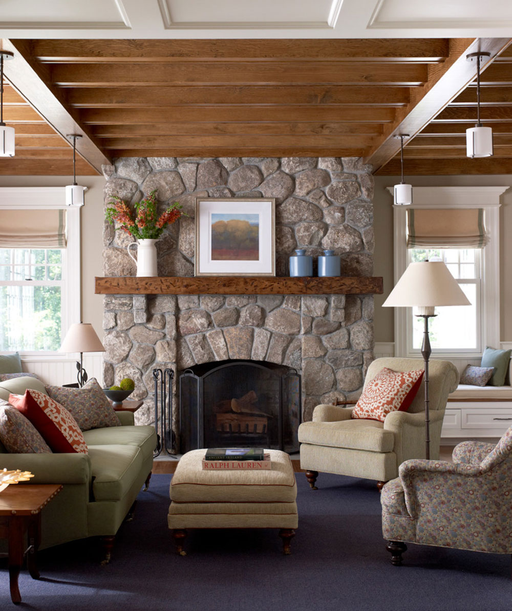 New-Canaan-Shingle-Style-by-Michael-Smith-Architects How to reface a fireplace to look amazing