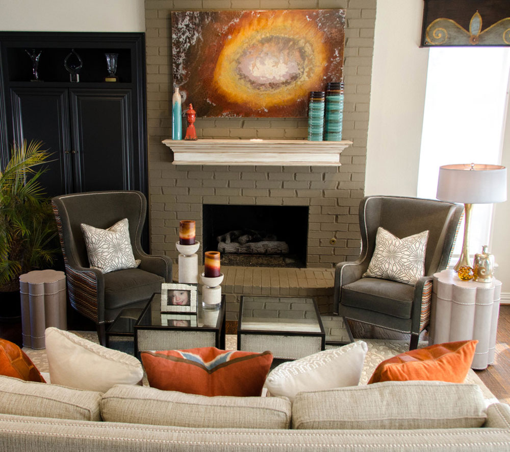 Olivias-Family-Room-by-Kevin-Twitty-Interiors How to reface a fireplace to look amazing