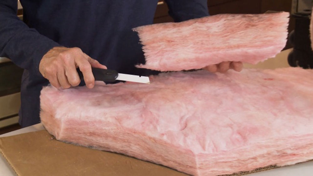 knife How to cut fiberglass insulation with no hassle involved