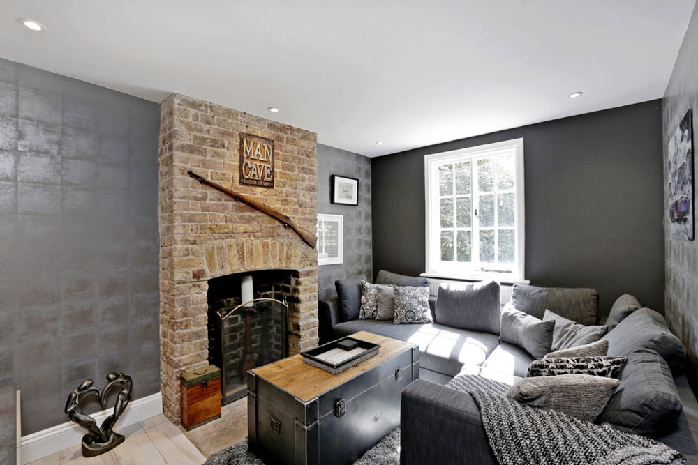 Exposed-Brick-by-M-Y-Interiors How to remove a chimney when you don't need it anymore